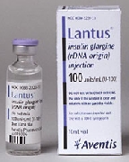 Insulinas lantus de 100u