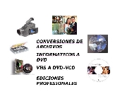 Conversiones vhs - dvd - vcd