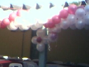 Animacion - decoracion con globos - salon