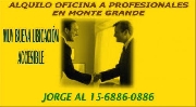 alquilo oficina monte grande