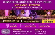 Curso decoracion con telas y toldos