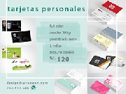 Tarjetas personales s/120 x1millar