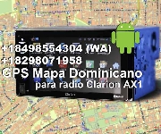 Actualizacion mapa dominicano autoradio ax1