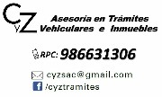 Asesora en trmites vehiculares e inmuebles