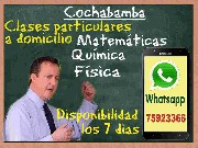 Cochabamba clases matematicas - fisica - quimica