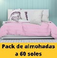 Almohadas de algodn pack pareja