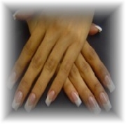 Uñas esculpidas acrilicas- gelificadas y acrilicas