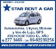 Alquilamos autos  & Apartamento en chile