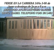 Arriendo apartaestudio Bogot colombia