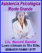 Psicologa en Monte Grande Lic. Noem Santn