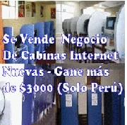 Cabinas Internet -  totalmente implementadas