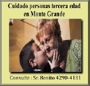 Cuido personas de la tercera edad monte grande