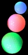 Pelotas de golf luminosas