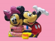 castillo inflable mickey y minnie