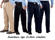 Pantalones tipo dockers