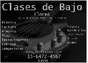 Clases de bajo en Flores