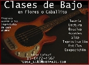 Clases de bajo en caballito