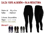 Calza de algod�n m�s faja reductora