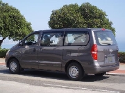 Transporte privado a la playa en vans